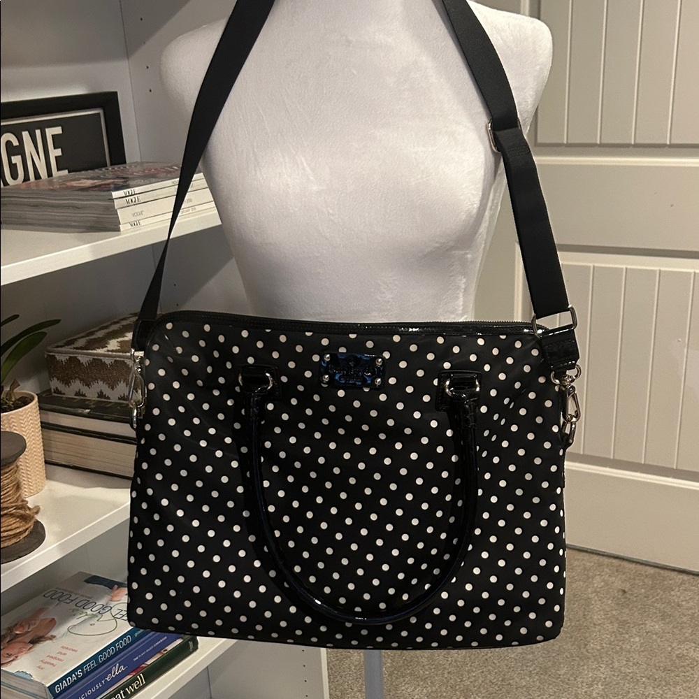 Kate Spade Polka Dot Laptop Shoulder Bag